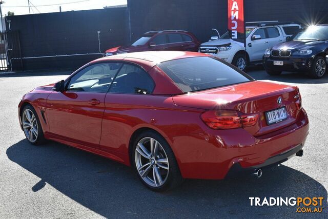 2015 BMW 435I BODYSTYLE F33 MY15 CONVERTIBLE