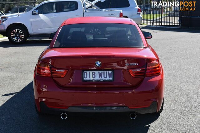 2015 BMW 435I BODYSTYLE F33 MY15 CONVERTIBLE