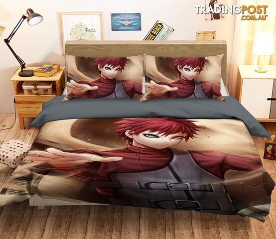 3D Naruto 651 Anime Bed Pillowcases Quilt Cover Set Bedding Set 3D Duvet cover Pillowcases - AJ WALLPAPER - AJW-Quiet Covers-3518-3