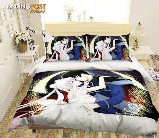 3D Sailor Moon 1170 Anime Bed Pillowcases Quilt Cover Set Bedding Set 3D Duvet cover Pillowcases - AJ WALLPAPER - AJW-Quiet Covers-2904-3