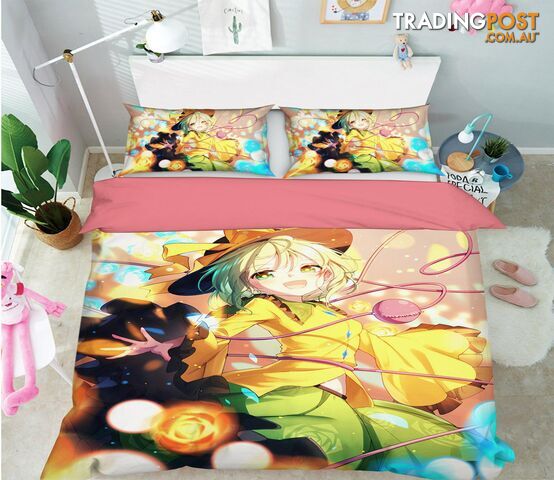 3D Touhou Project 828 Anime Bed Pillowcases Quilt Cover Set Bedding Set 3D Duvet cover Pillowcases - AJ WALLPAPER - AJW-Quiet Covers-3342-1