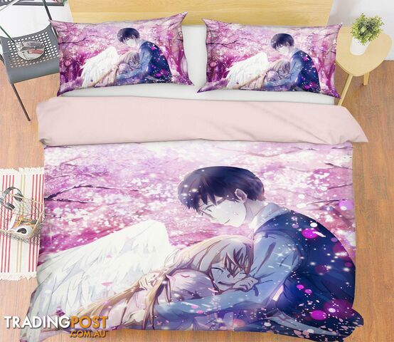3D Your Lie In Aprilt 839 Anime Bed Pillowcases Quilt Cover Set Bedding Set 3D Duvet cover Pillowcases - AJ WALLPAPER - AJW-Quiet Covers-3331-3