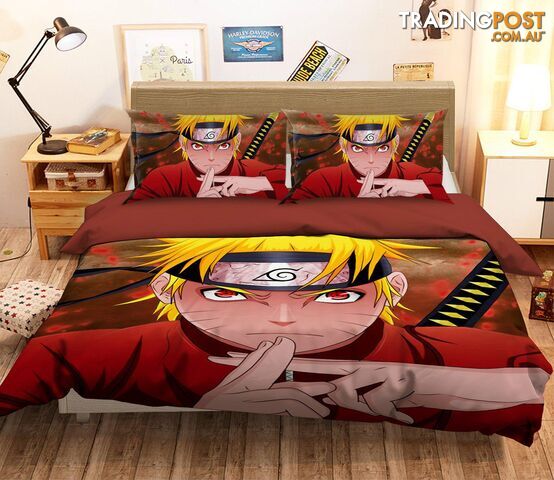 3D Naruto 647 Anime Bed Pillowcases Quilt Cover Set Bedding Set 3D Duvet cover Pillowcases - AJ WALLPAPER - AJW-Quiet Covers-3523-3