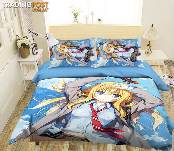 3D Your Lie In Aprilt 853 Anime Bed Pillowcases Quilt Cover Set Bedding Set 3D Duvet cover Pillowcases - AJ WALLPAPER - AJW-Quiet Covers-3317-1