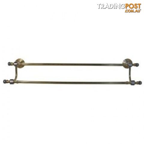 (46cm ., Antique Bronze) - Allied Brass RW-72/18-ABZ Retro Wave Collection 46cm Double Towel Bar Antique Bronze - 0013895454711 - STG-61-52905750-AU