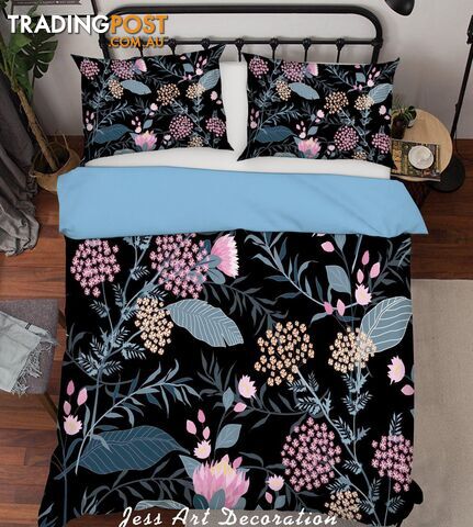 3D Color Flowers Pattern Quilt Cover Set Bedding Set Pillowcases  194-Queen - Jess Art Decoration - JAD-JADK27027