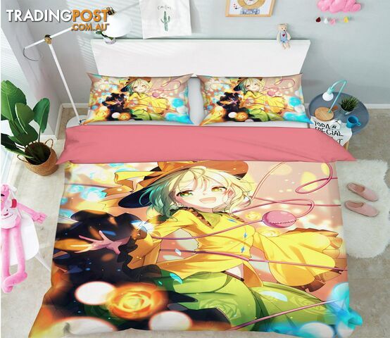 3D Touhou Project 828 Anime Bed Pillowcases Quilt Cover Set Bedding Set 3D Duvet cover Pillowcases - AJ WALLPAPER - AJW-Quiet Covers-3342-2