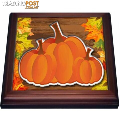 3dRose Group of Pumpkins, Trivet with Ceramic Tile, 20cm by 20cm - 00190133284030 - STG-61-167285830-AU