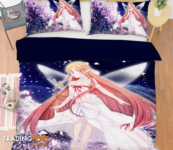 3D Sword Art Online 1877 Anime Bed Pillowcases Quilt Cover Set Bedding Set 3D Duvet cover Pillowcases - AJ WALLPAPER - AJW-Quiet Covers-2224-3