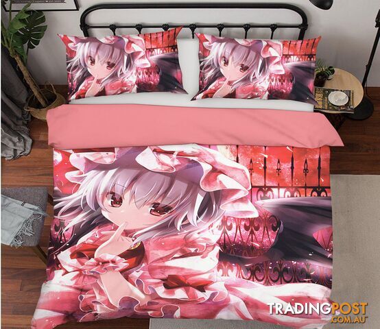 3D Touhou Project 819 Anime Bed Pillowcases Quilt Cover Set Bedding Set 3D Duvet cover Pillowcases - AJ WALLPAPER - AJW-Quiet Covers-3351-3