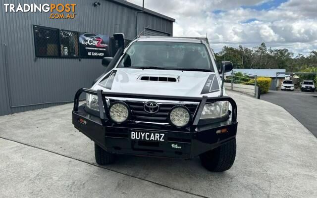2012 TOYOTA HILUX KUN26R MY12 SR CAB CHASSIS SINGLE CAB 2DR MANUAL 4SP, 4X4...