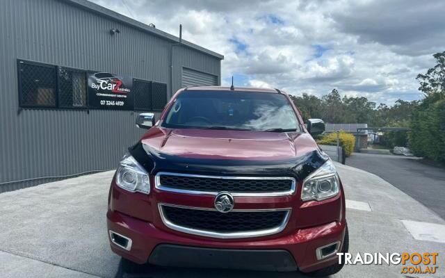 2012 HOLDEN COLORADO RG MY13 LTZ UTILITY CREW CAB 4DR MAN 5SP 4X4 1146KG 2.8DT...