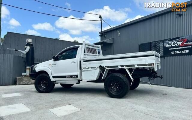 2012 TOYOTA HILUX KUN26R MY12 SR CAB CHASSIS SINGLE CAB 2DR MAN 5SP, 4X4 1160KG 3.0DT  CAB CHASSIS - photo 4 of 22