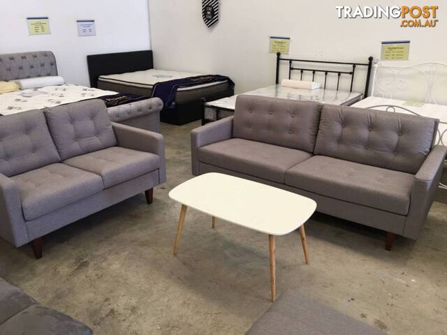Brand New 3+2 Grey Fabric Sofa Set Couch Loung (SF044) - photo 5 of 5