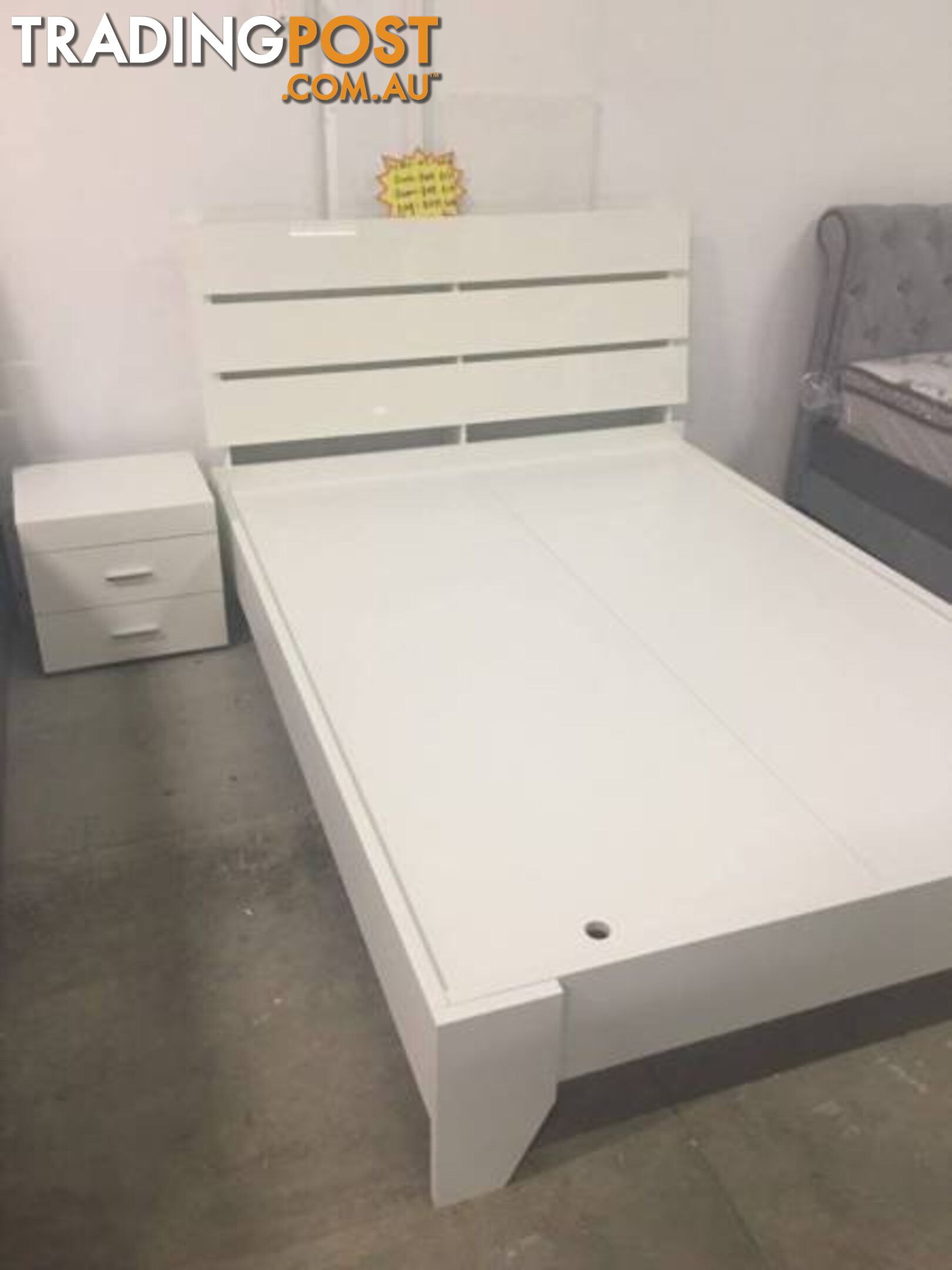 Brand New Bed Double/King size with strong flat Base