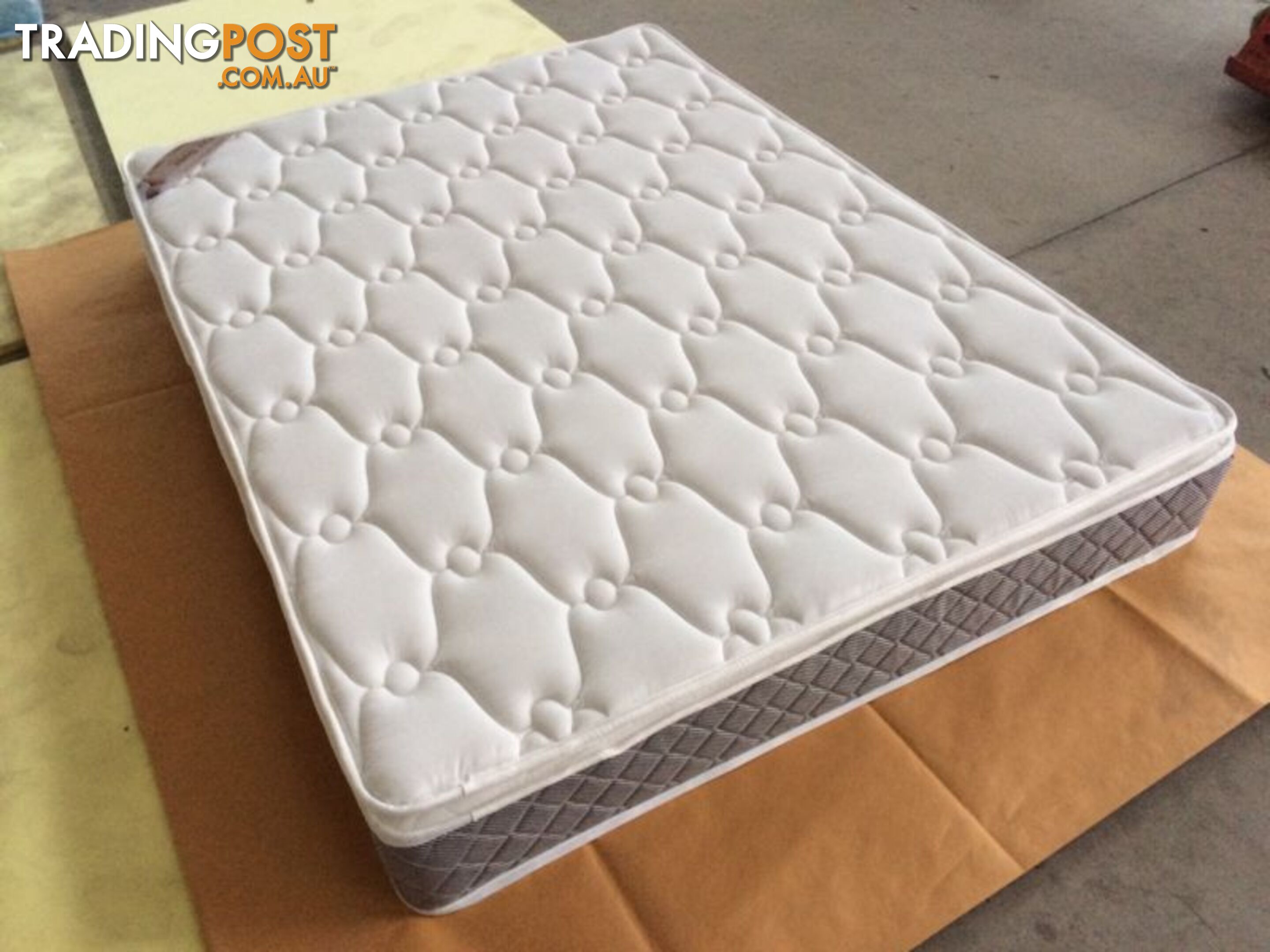 Brand New Leather Bed include Pillow top Mattress