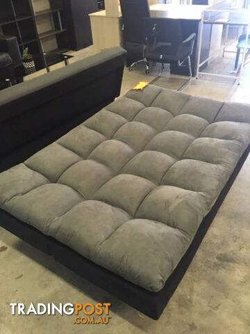 Brand New Grey Fabric Sofa Bed Couch Loung (SA084) - photo 5 of 6