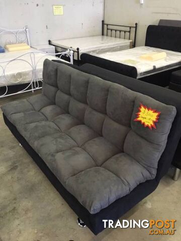 Brand New Grey Fabric Sofa Bed Couch Loung (SA084) - photo 4 of 6