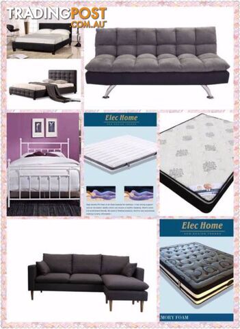 Warehouse Direct Sale Brand New Furniture Bed Mattress Sofa Couch