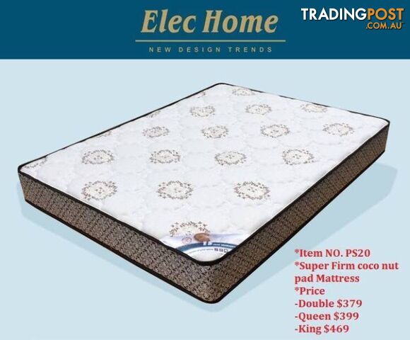 PS20 Super Hard Mattress coco nut material all sizes