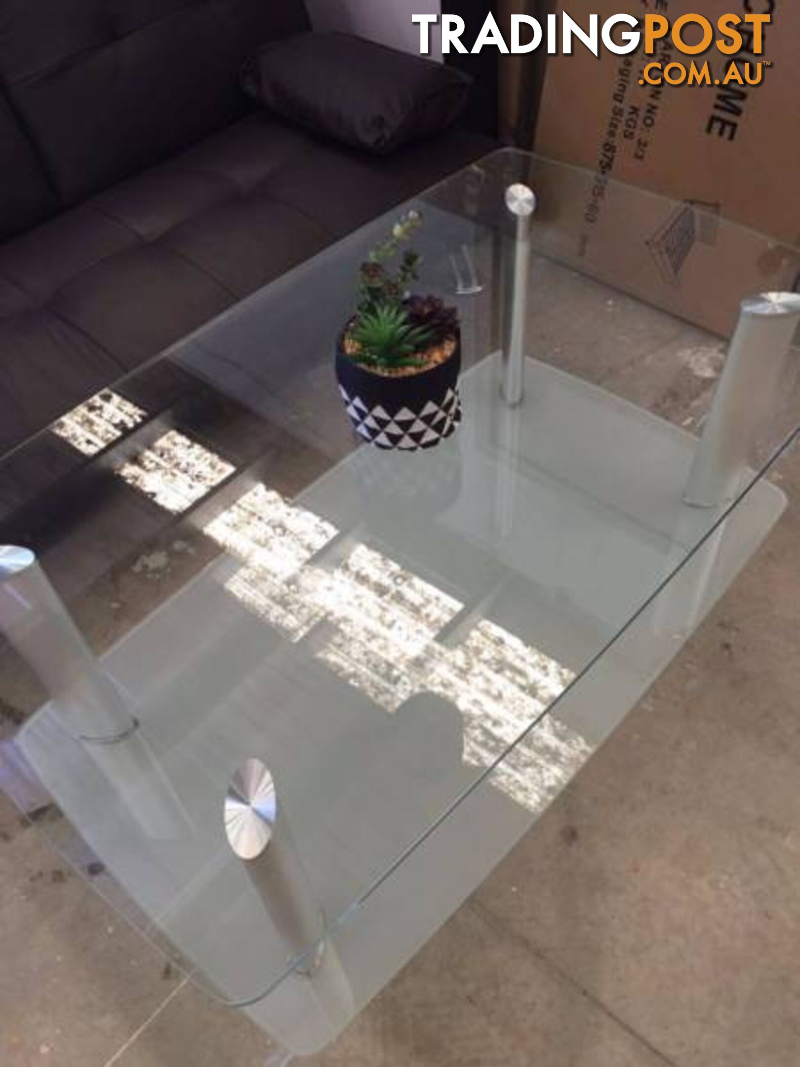 Brand New High Quality Tempered Glass Coffee Table