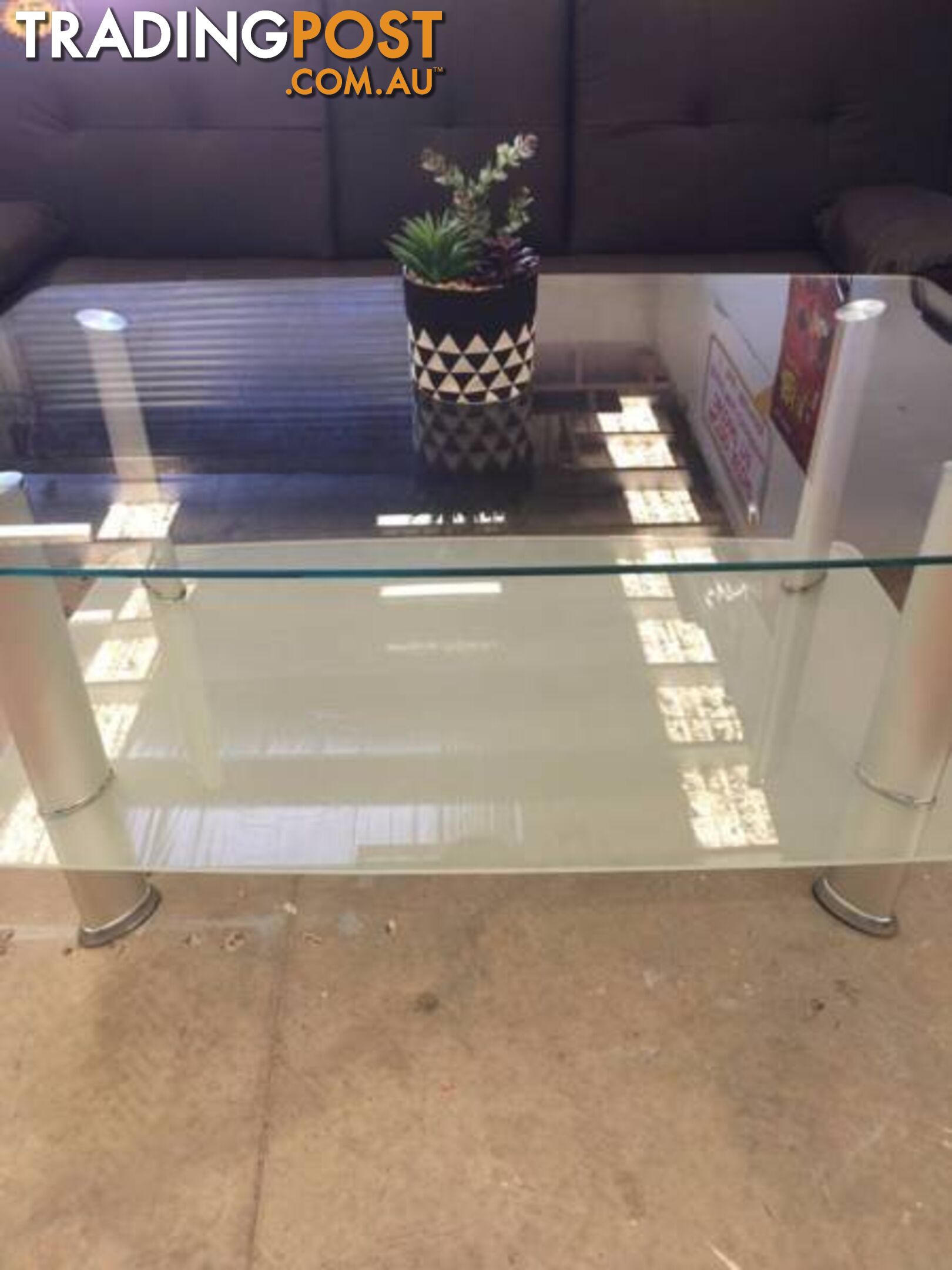 Brand New High Quality Tempered Glass Coffee Table