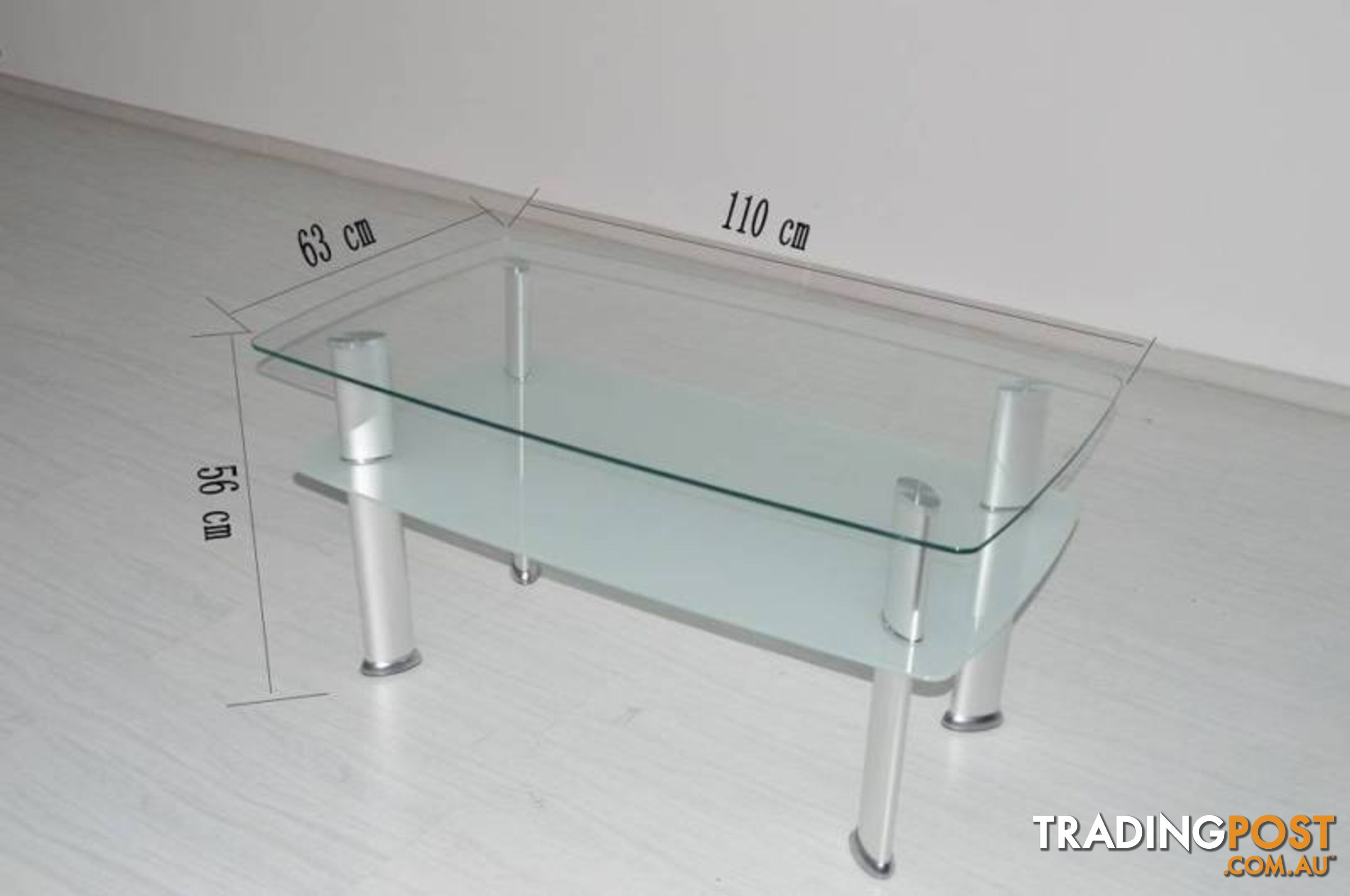 Brand New High Quality Tempered Glass Coffee Table