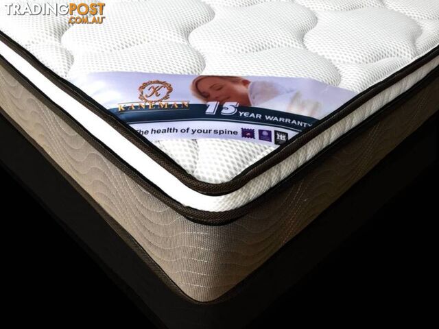 New Luxury Latex Eurotop 7 Zone Pocket Spring Mattress D/Q/K