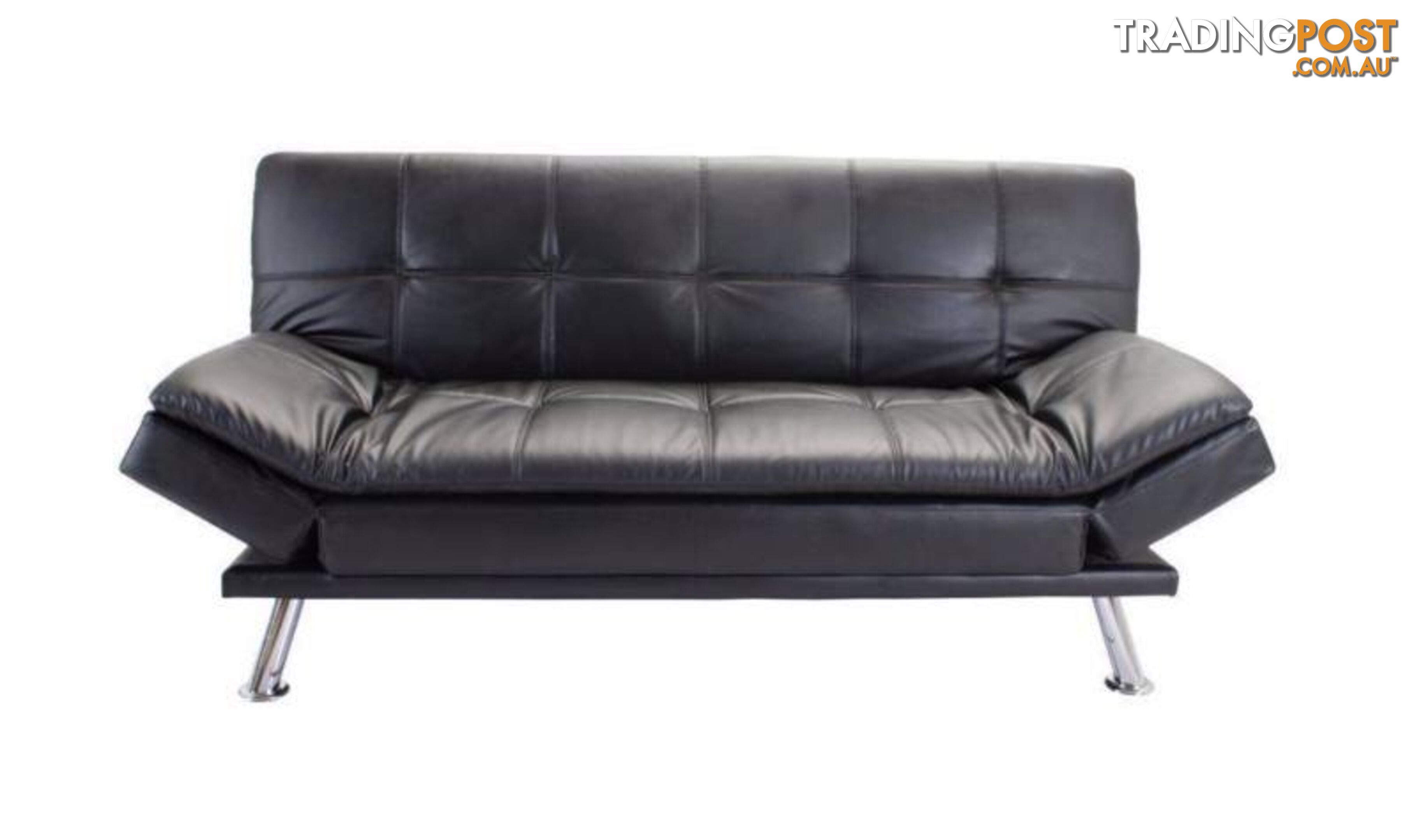 Brand New Quolity PU Leather Sofa Bed Black