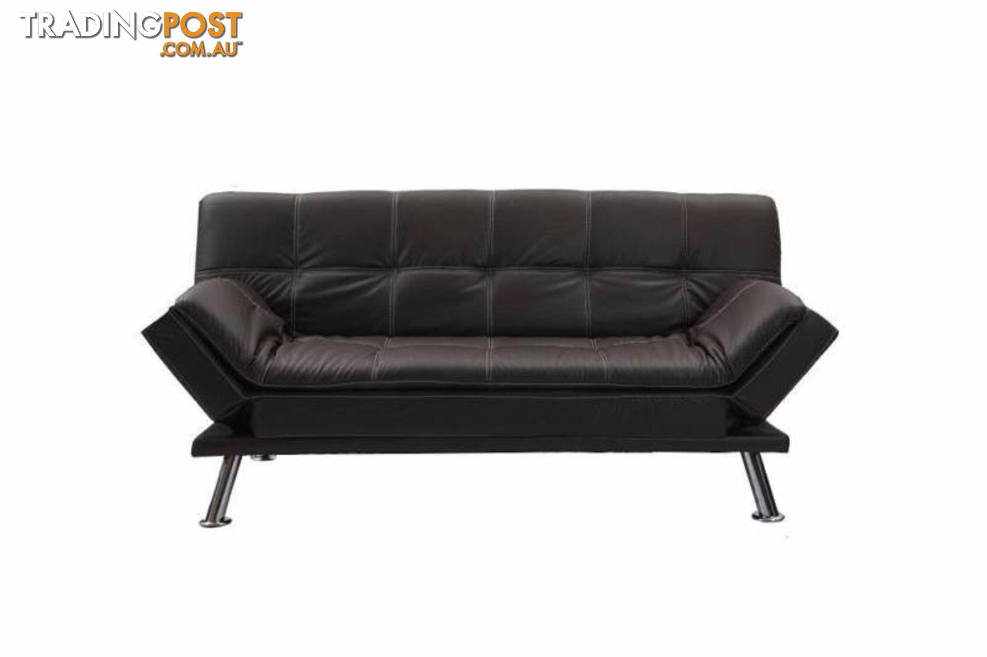 Brand New Quolity PU Leather Sofa Bed Black