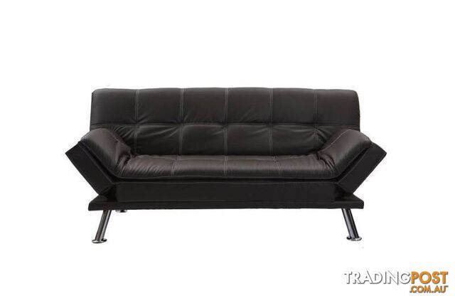 Brand New Quolity PU Leather Sofa Bed Black