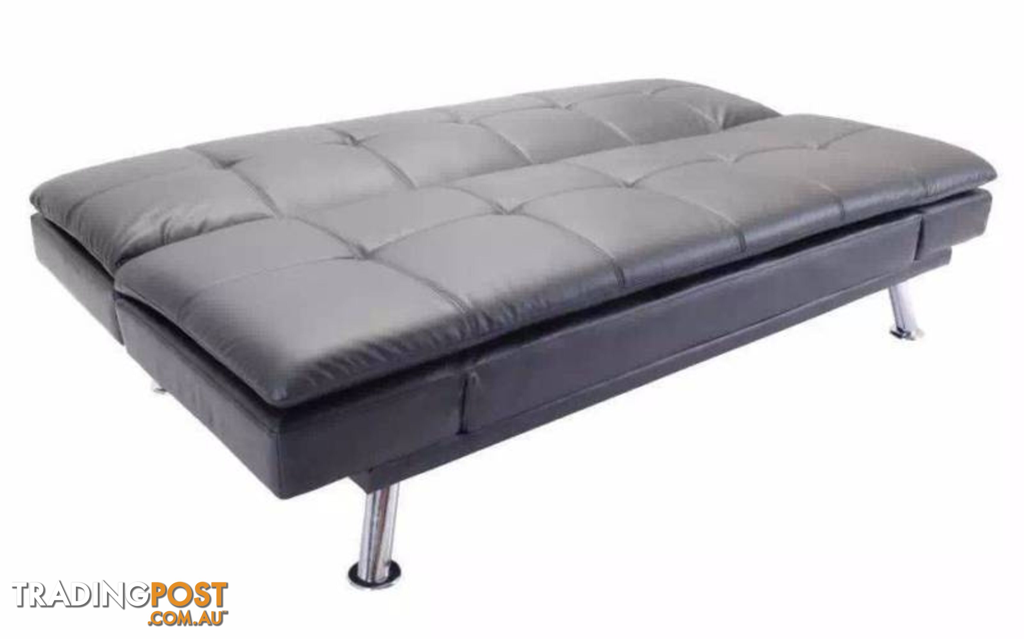 Brand New Quolity PU Leather Sofa Bed Black