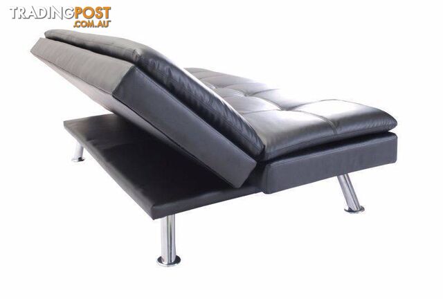 Brand New Quolity PU Leather Sofa Bed Black