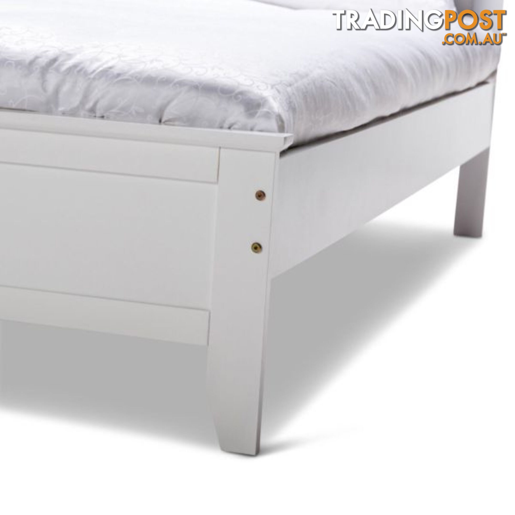 Warehouse direct sale MDF white bed frame double/queen available