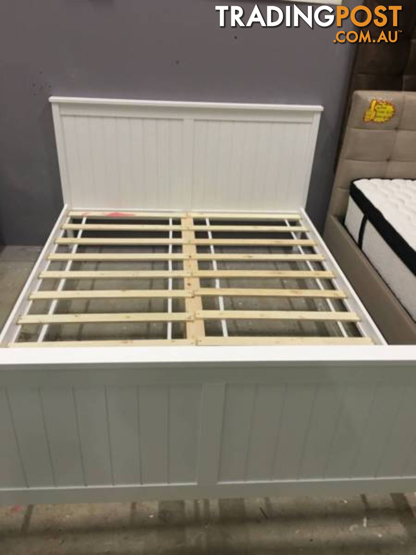 Clearance !! Brand New all sizes Solid Pine Wood white Bed Frame