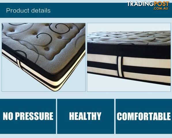 Bamboo Charcoal Fiber Memory Foam 9Zone Pocket Spring Mattress - photo 5 of 10