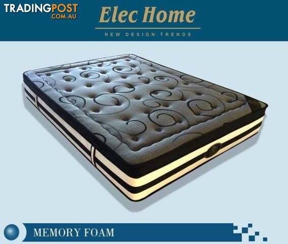 Bamboo Charcoal Fiber Memory Foam 9Zone Pocket Spring Mattress
