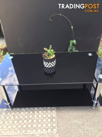 Brand New Luxury Black High Quality Tempered Glass Coffee Table - photo 4 of 7