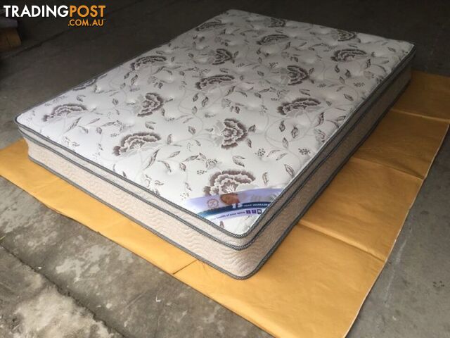 WarehouseSpecial 002 PU bed + Eurotop Mattress Double/Queen/King