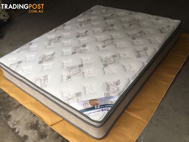 WarehouseSpecial 002 PU bed + Eurotop Mattress Double/Queen/King