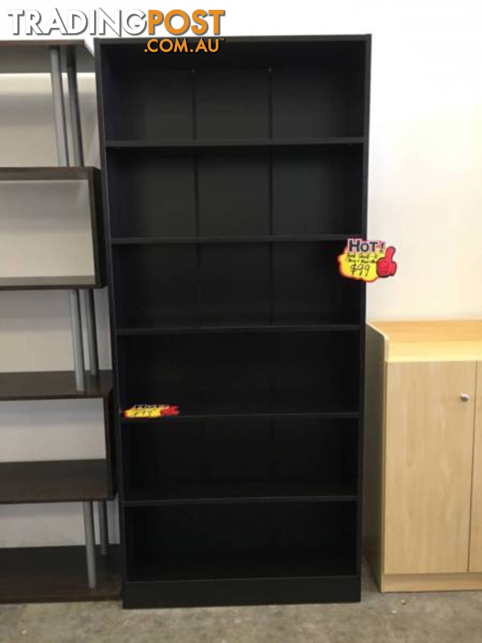 Brand New 6 Levels Book Shelves Bookcases Dark Brown Colour