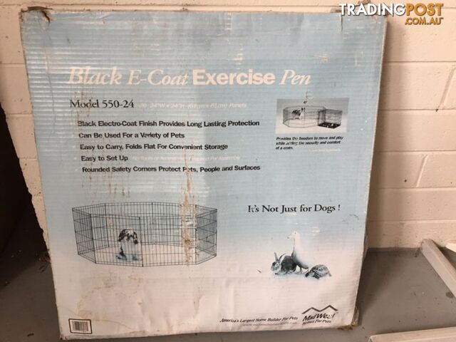 Pet cage/panels sell for $20