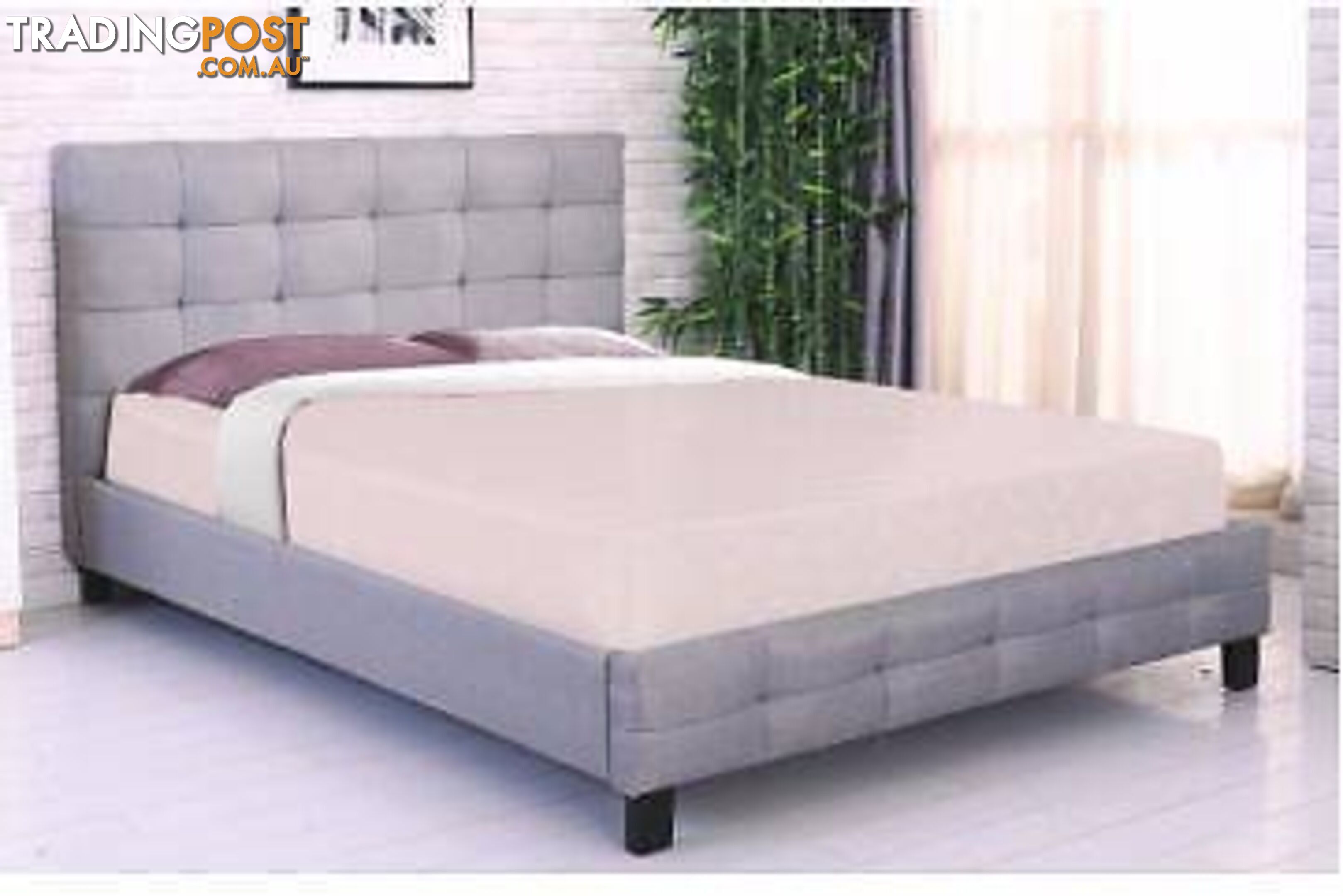 Doulbe/Queen Size Brand New Quality Fabric Bed Frame