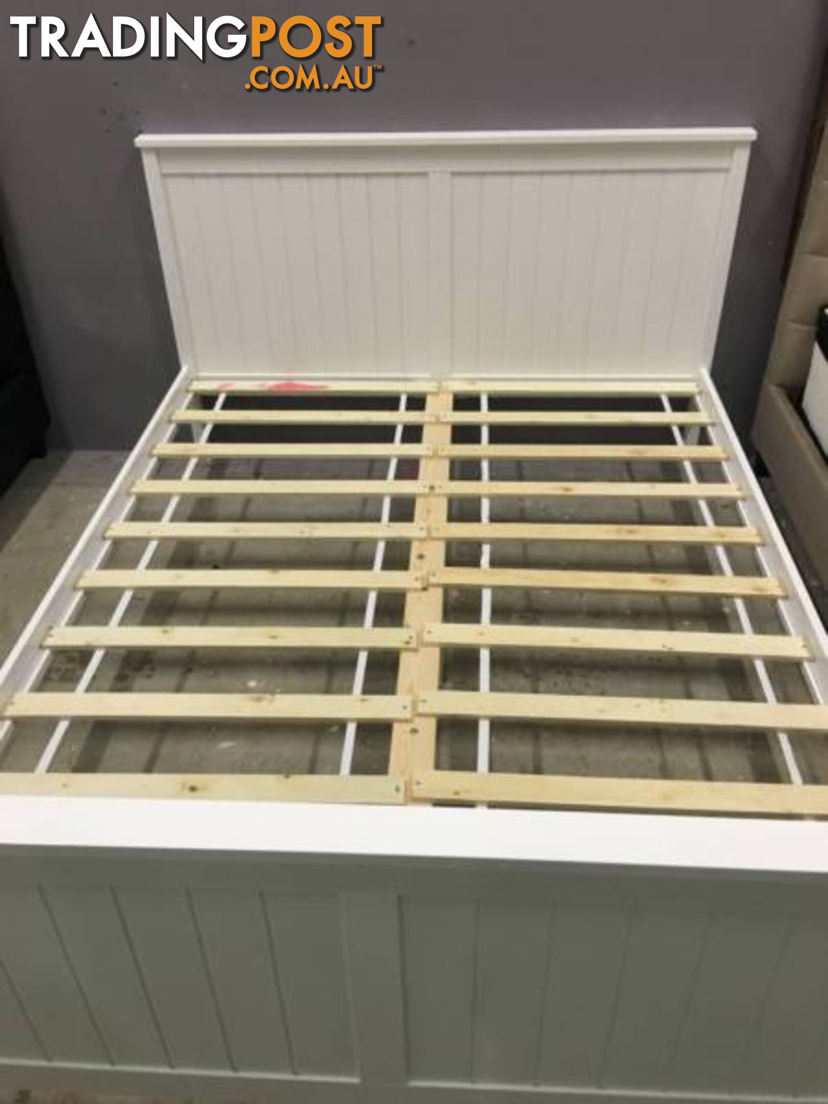 Brand New Solid PineWood Bed Frame Double/Queen/King size White