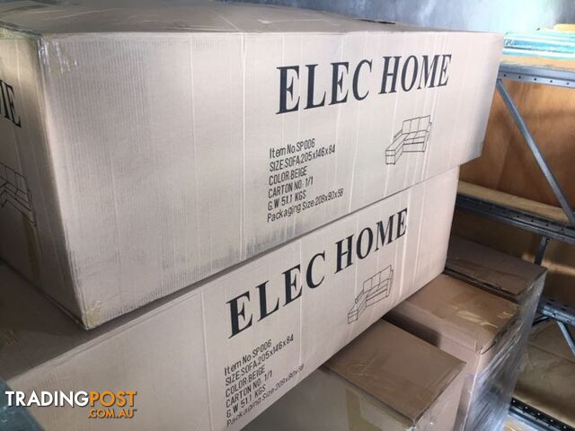Brand New Fabric Sofa with chaise/ottoman Beige/Grey colour - photo 4 of 4