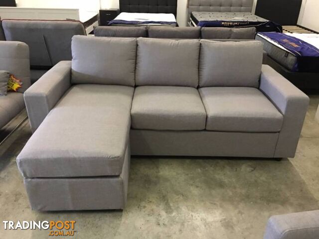 Brand New Fabric Sofa with chaise/ottoman Beige/Grey colour - photo 3 of 4