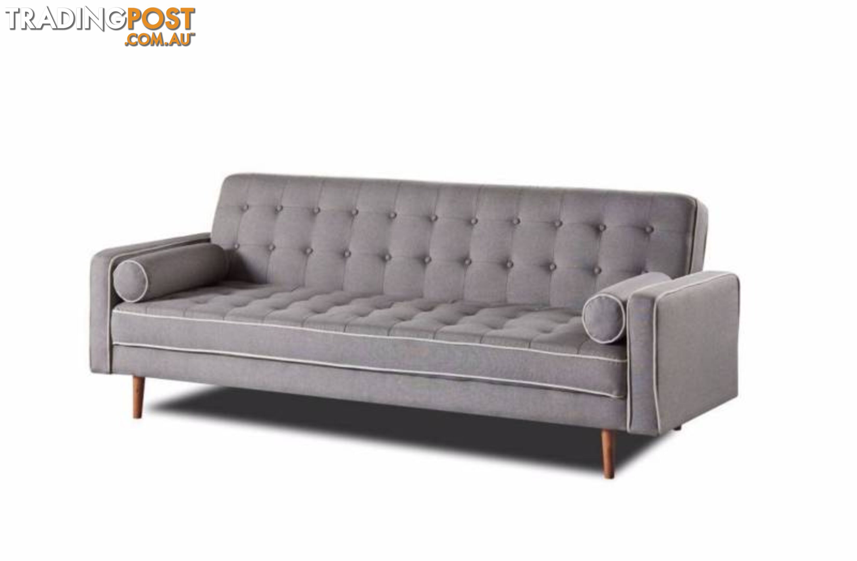 Brand New 3 Seater Grey Fabric Sofa Bed Couch Loung (SP068)