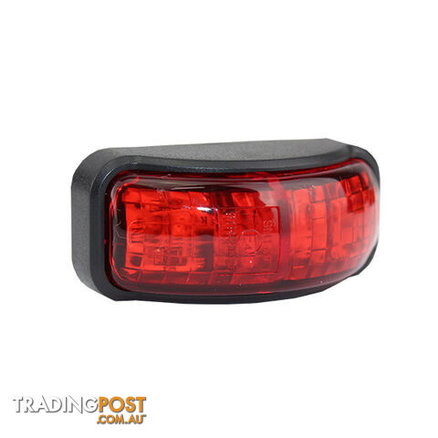 LED SIDE MARKER 54 X 24MM M/VOLT RED SMR5424