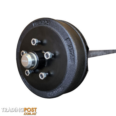 ELECTRIC DRUM BRAKED AXLE 1400KG RATED 45MM SQUARE EA45S96C