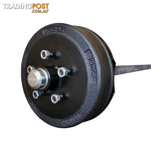 ELECTRIC DRUM BRAKED AXLE 1500KG RATED 50MM SQUARE EA50SSLC